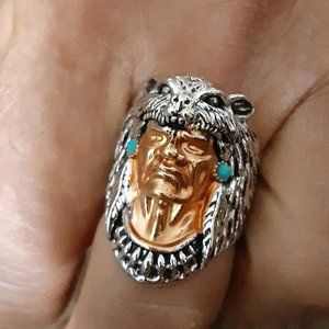 Beautiful Indian Chief Ring